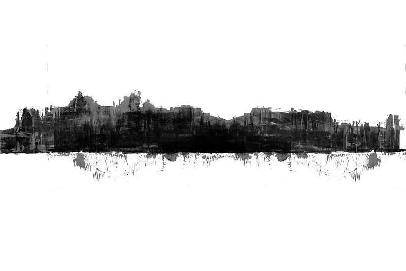 Stark Urban Reflection art print by Cartissi for $57.95 CAD