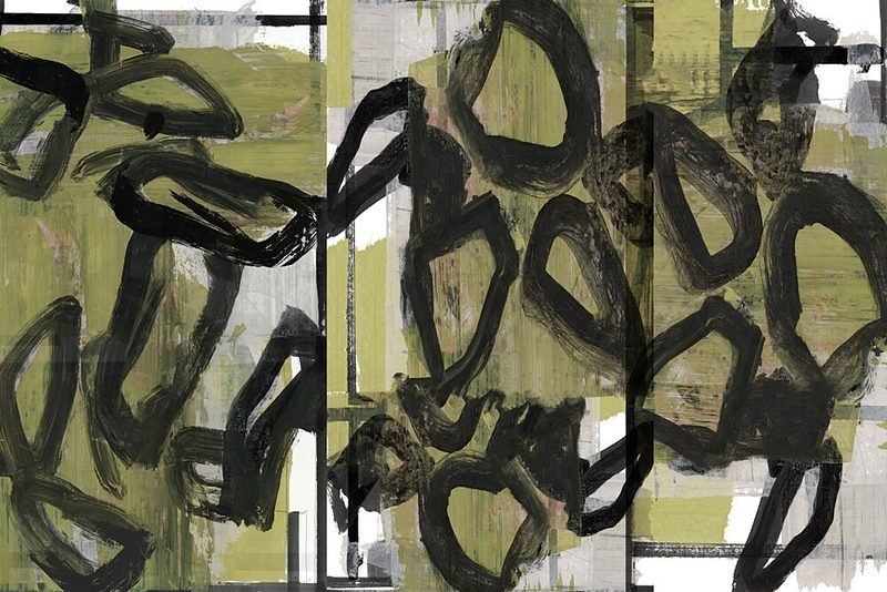 Organic Olive Abstraction art print by Cartissi for $57.95 CAD