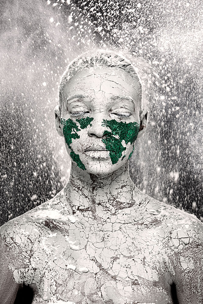 Cracked Earth Portrait art print by Tatya Lushchyk for $57.95 CAD