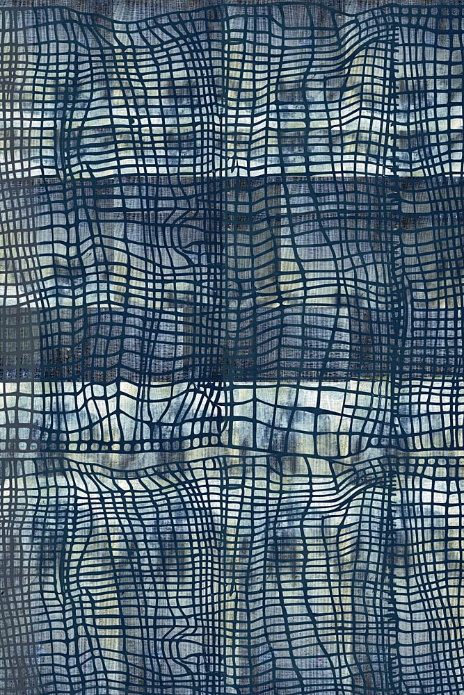 Flowing Abstract Grid art print by Cartissi for $57.95 CAD