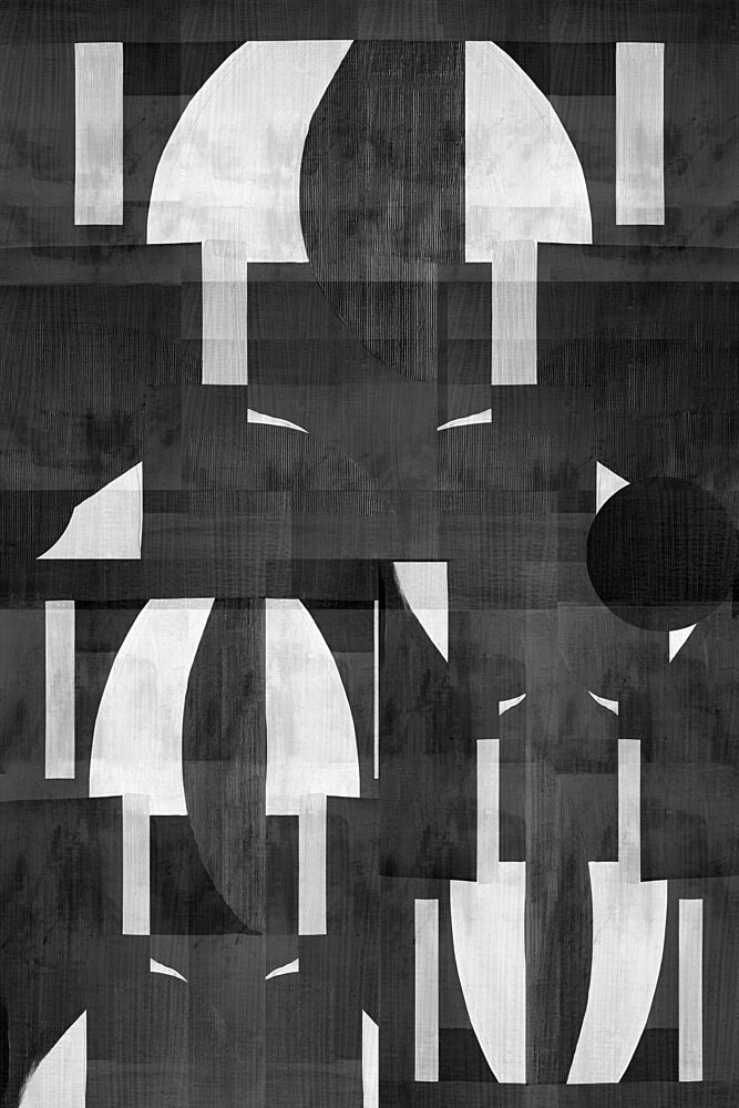 Bold Geometric Contrast art print by Cartissi for $57.95 CAD