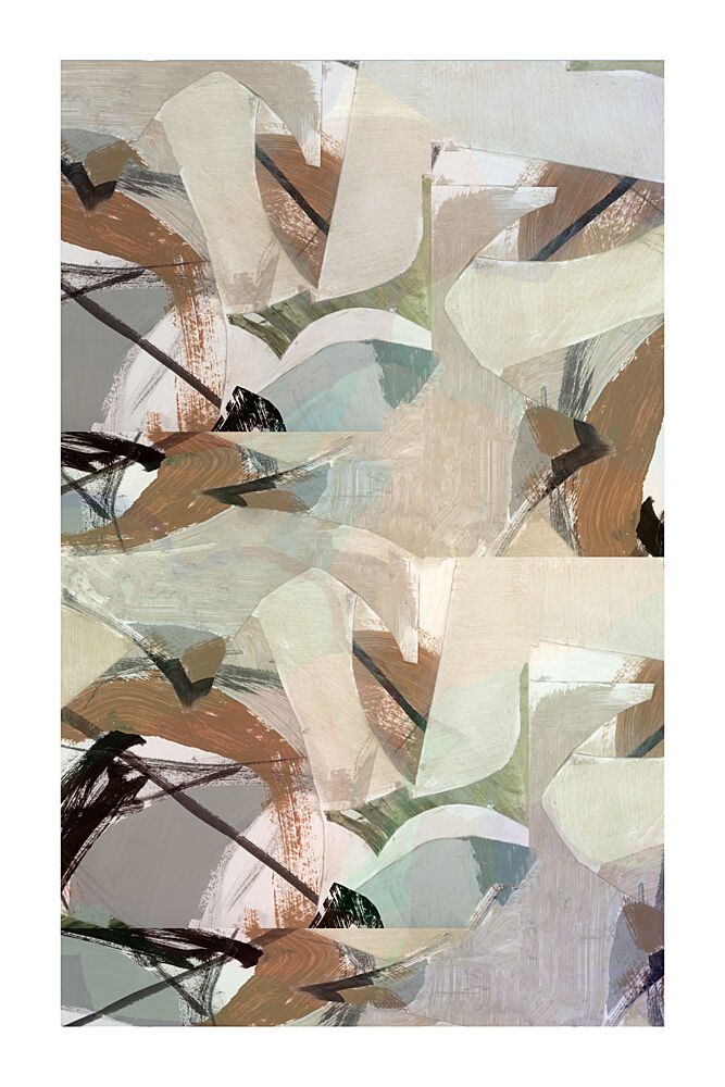 Modern Muted Abstract art print by Cartissi for $57.95 CAD