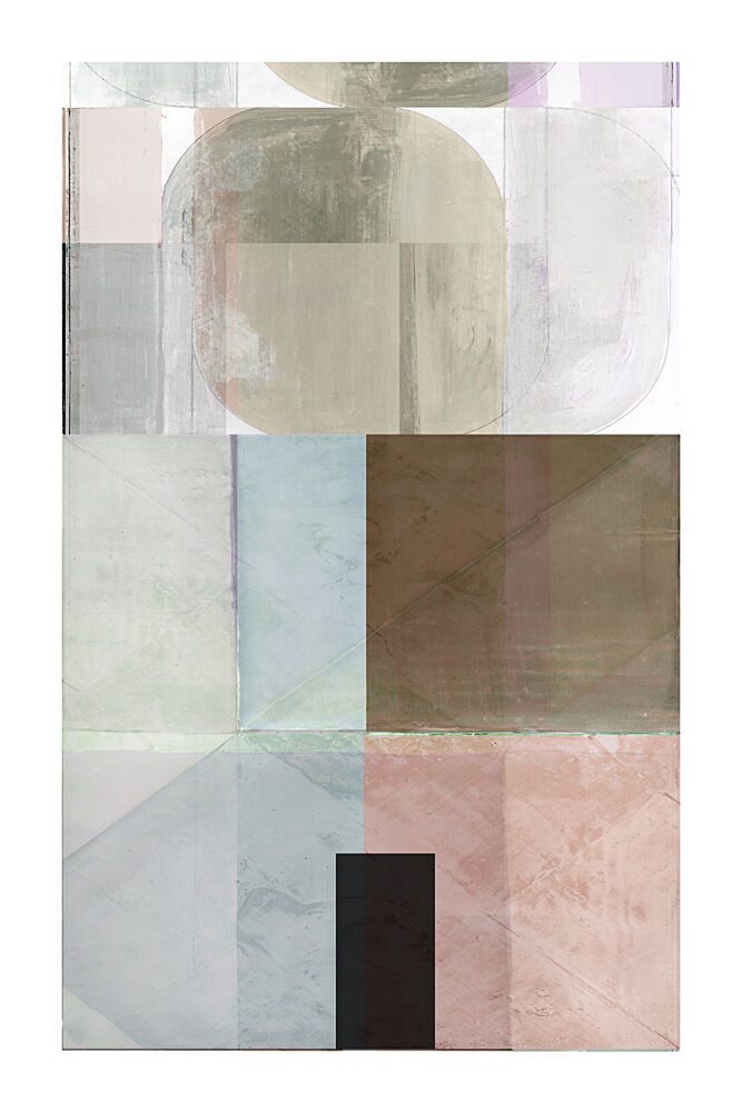 Muted Abstract Forms art print by Cartissi for $57.95 CAD