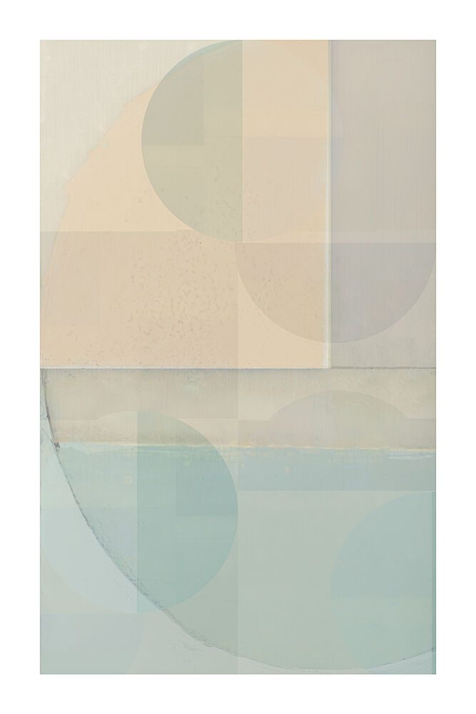 Soft Geometric Layers art print by Cartissi for $57.95 CAD