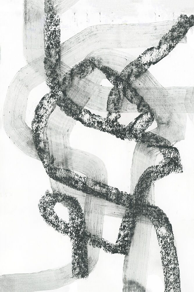 Intertwined Textured Lines art print by Cartissi for $57.95 CAD