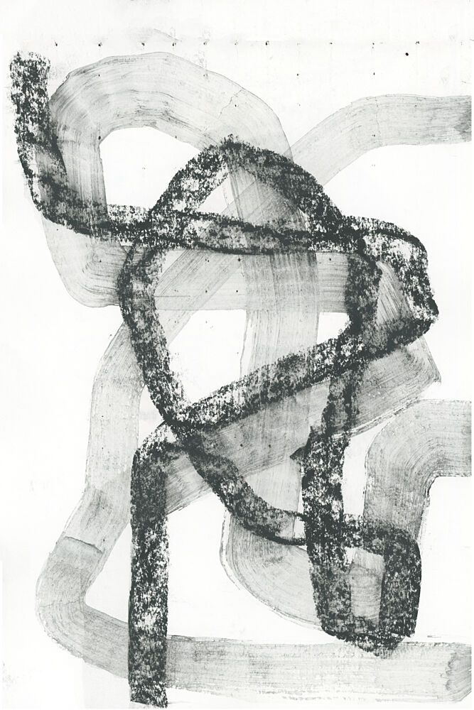 Entangled Dark Lines art print by Cartissi for $57.95 CAD