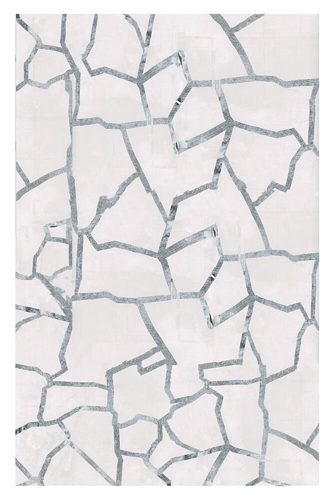 Silver Geometric Fragments art print by Cartissi for $57.95 CAD