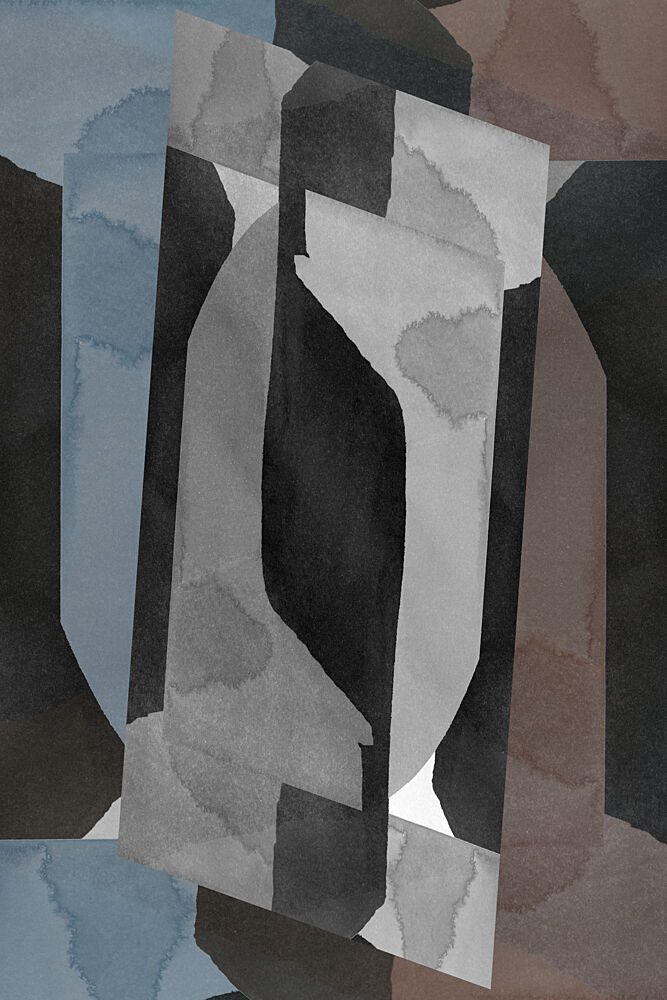 Layered Geometric Watercolor art print by Cartissi for $57.95 CAD