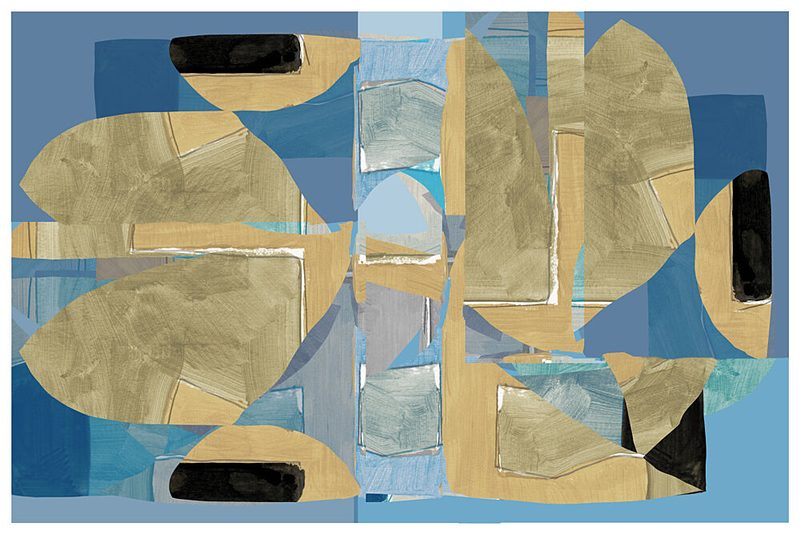 Coastal Abstract Forms art print by Cartissi for $57.95 CAD