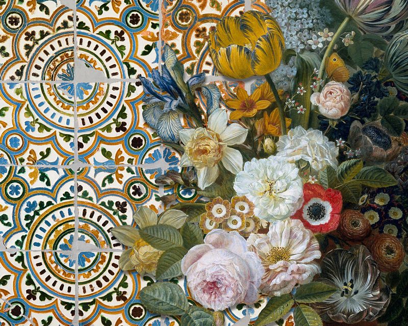 Ornate Floral Still Life art print by Marja van den Hurk for $57.95 CAD