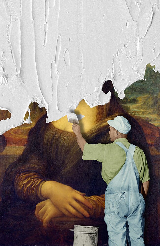 Mona Lisa Reimagined art print by Marja van den Hurk for $57.95 CAD