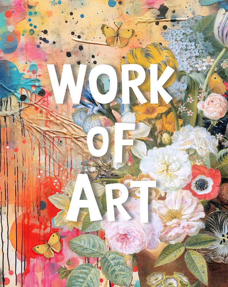 Vibrant Floral Collage art print by Marja van den Hurk for $57.95 CAD