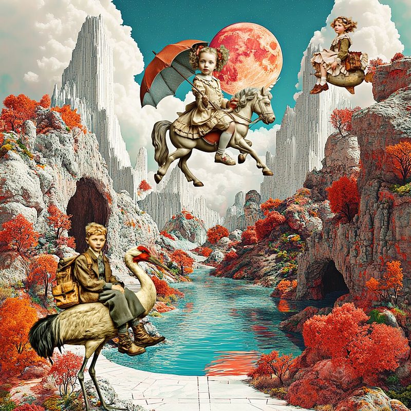 Childrens Fantasy Journey art print by Sue Skellern for $57.95 CAD