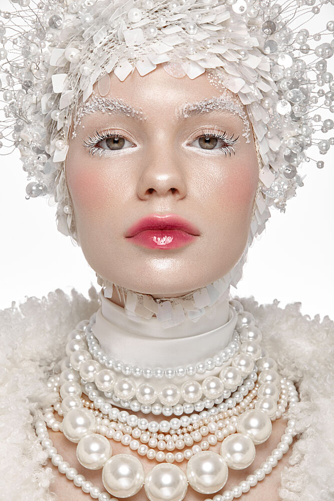 Winter Queen Portrait art print by Tatya Lushchyk for $57.95 CAD
