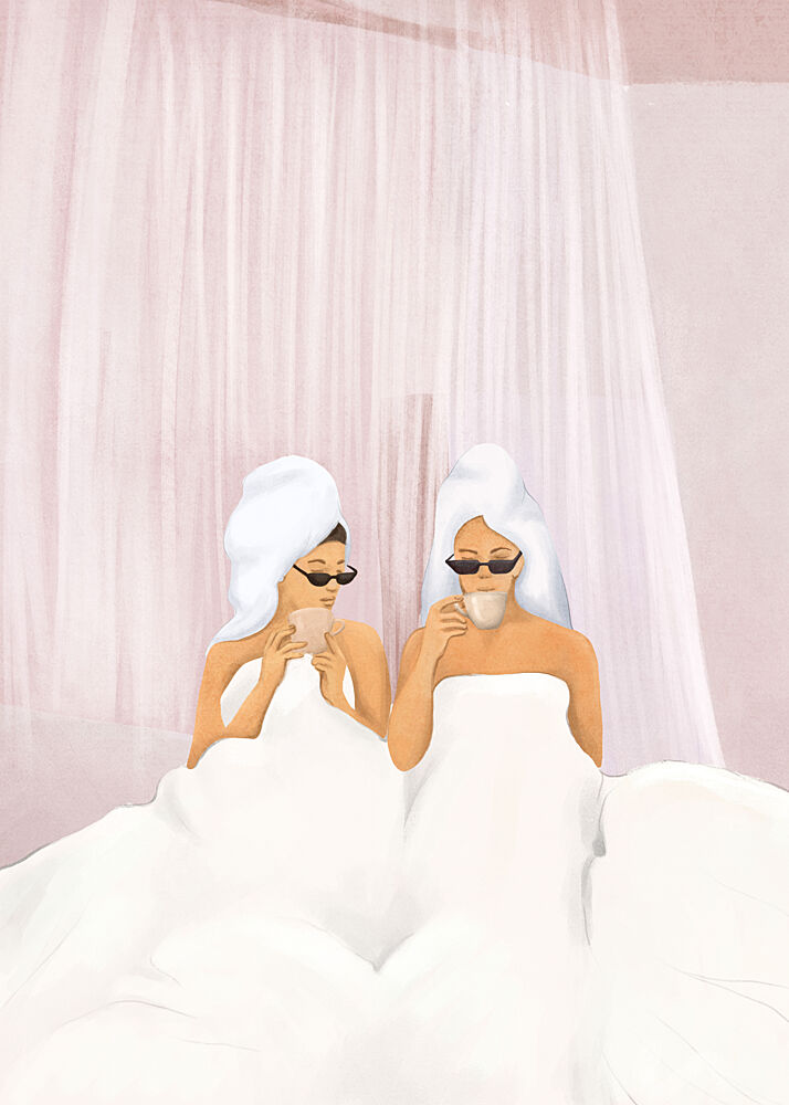 Chic Morning Ritual art print by Flow Line for $57.95 CAD