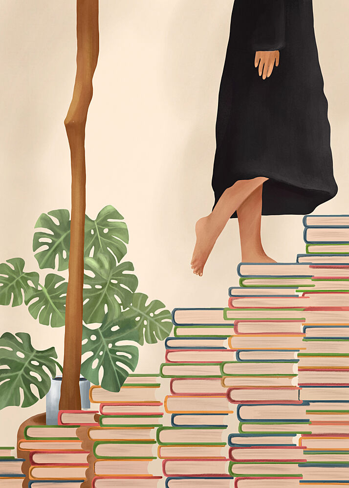 Barefoot Book Climb art print by Flow Line for $57.95 CAD