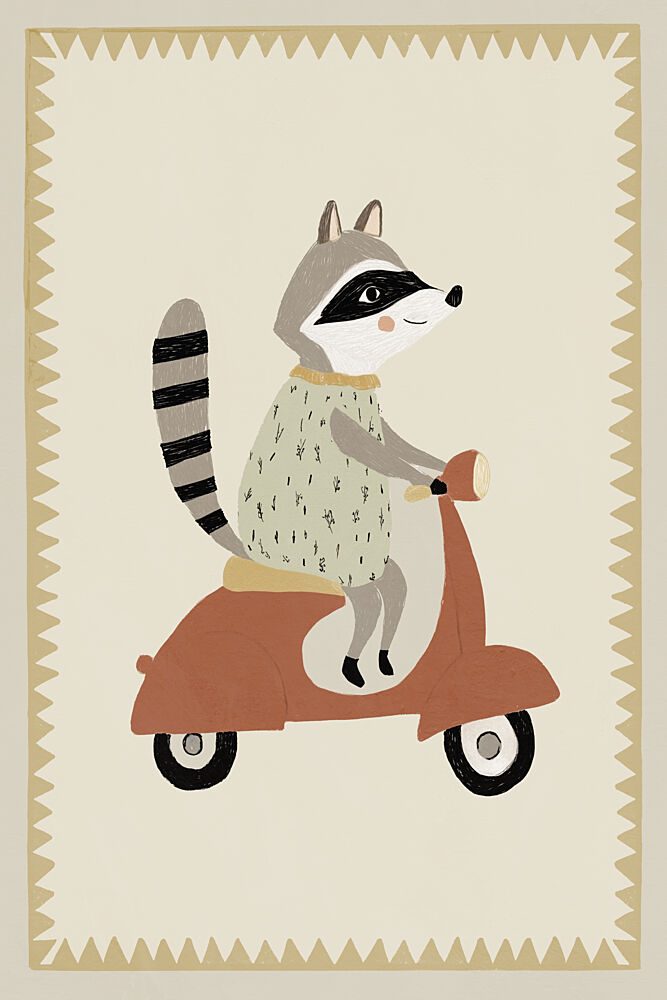 Drivingraccoon art print by Treechild for $57.95 CAD