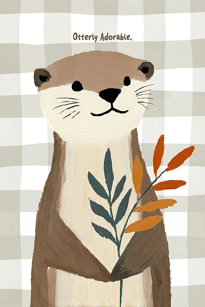 Otterlyadorable art print by Treechild for $57.95 CAD
