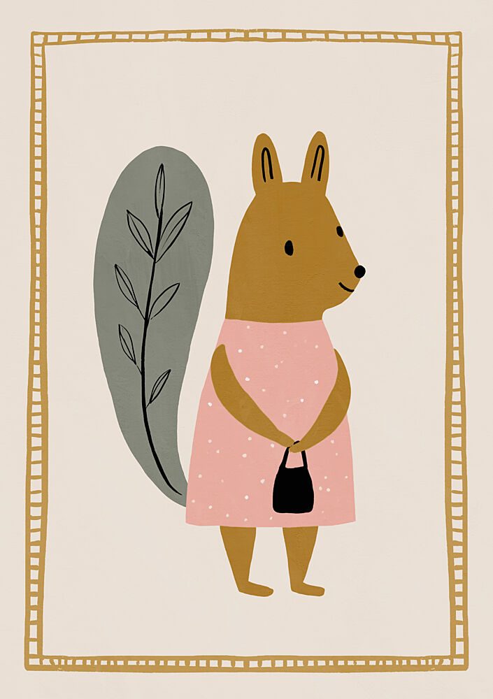 Mrssquirrel art print by Treechild for $57.95 CAD