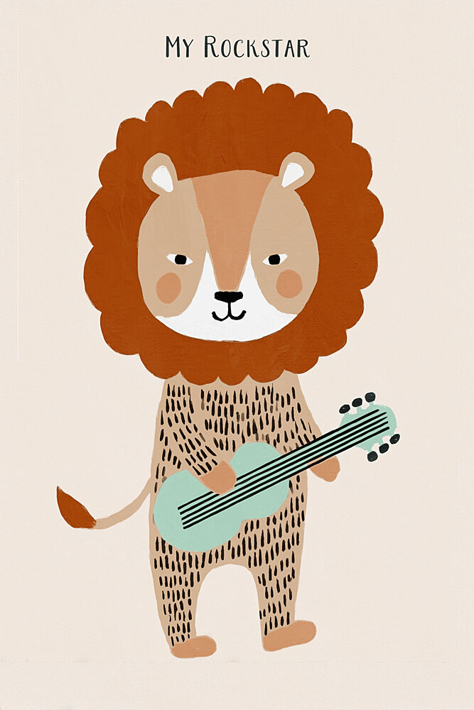 Myrockstar art print by Treechild for $57.95 CAD