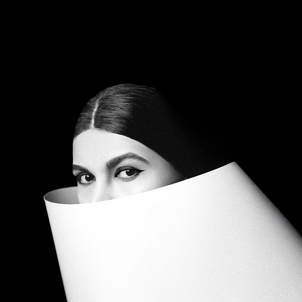 Intense Gaze Behind Paper art print by Maryamzandii for $57.95 CAD