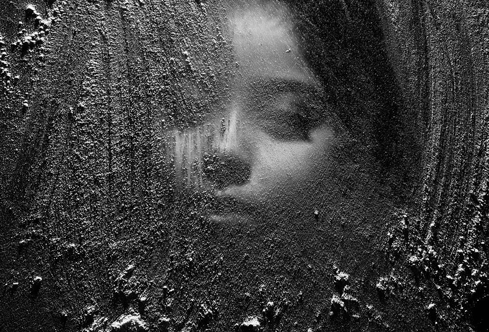 Textured Serene Profile art print by Abderrahim Zigh for $57.95 CAD