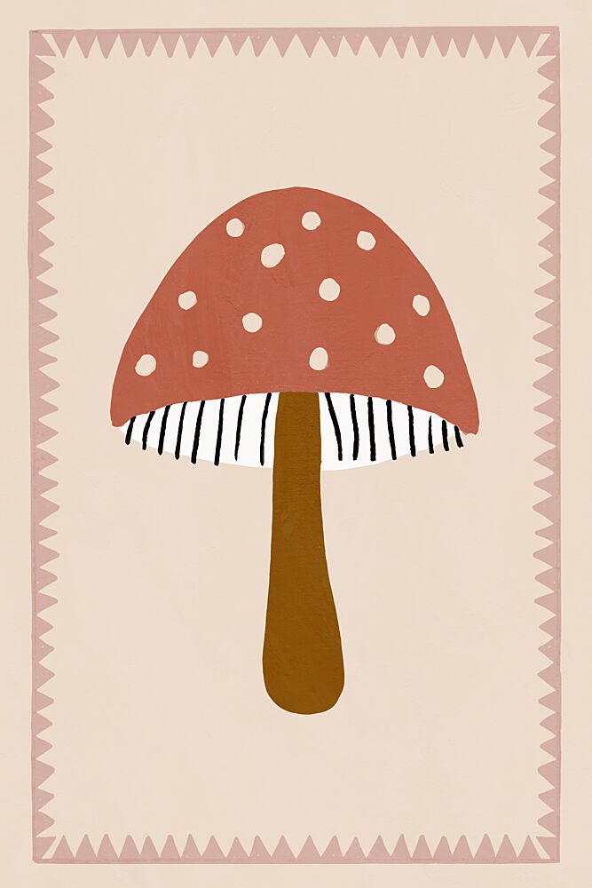 Cute Toadstool art print by Treechild for $57.95 CAD