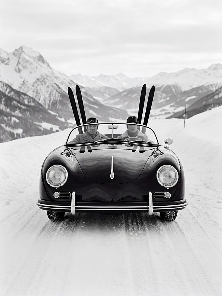 Vintage Alpine Ski Trip art print by Andreas Magnusson for $57.95 CAD