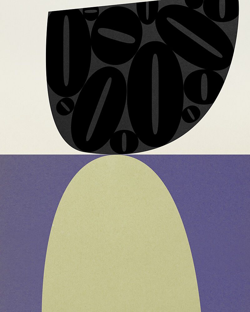 Coffee Bean Abstraction art print by Diana Jahns for $57.95 CAD