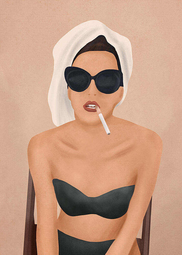 Cool Summer Style art print by Flow Line for $57.95 CAD