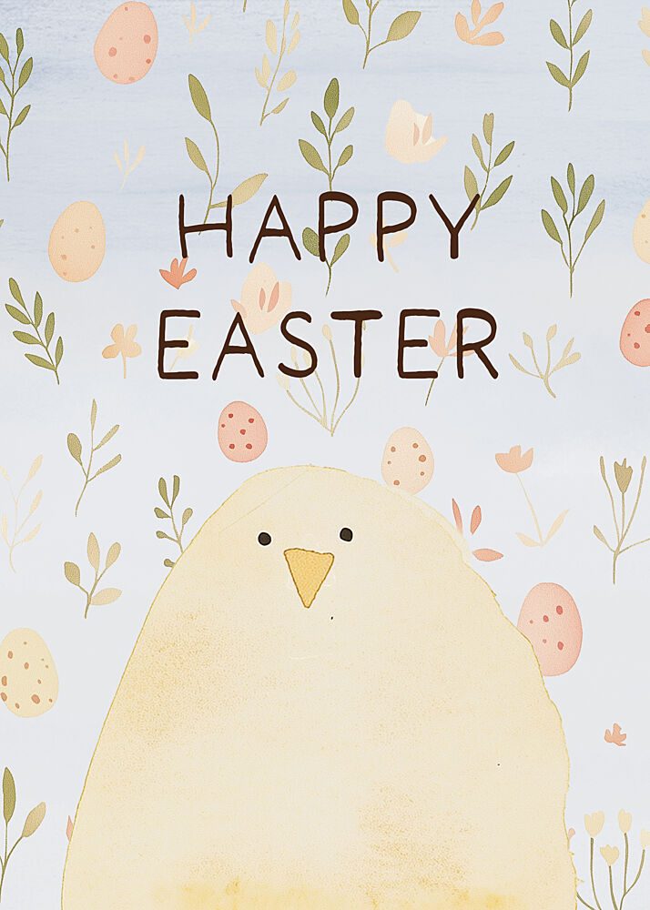 Happy Easter Chick art print by Pictufy Studio IV for $57.95 CAD