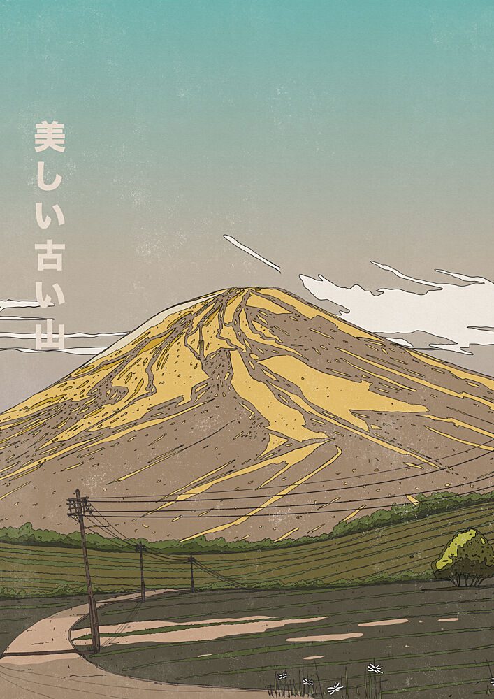 Road to Mount Fuji art print by Nicholas for $57.95 CAD