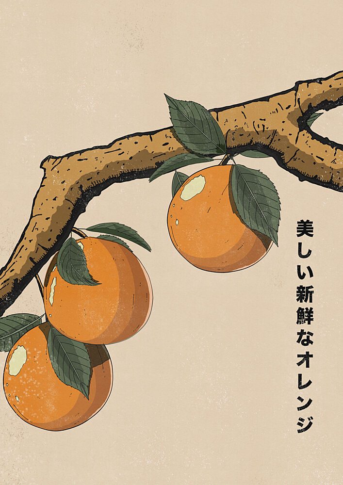Beautiful Fresh Oranges art print by Nicholas for $57.95 CAD