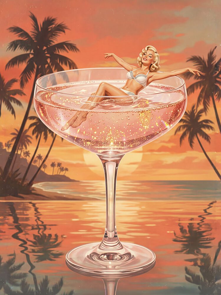 Champagne Sunset Dip art print by Andreas Magnusson for $57.95 CAD