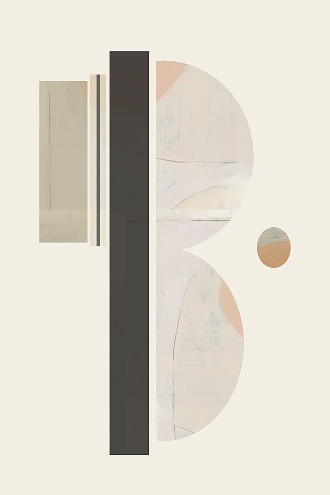 Soft Geometric Balance art print by Cartissi for $57.95 CAD