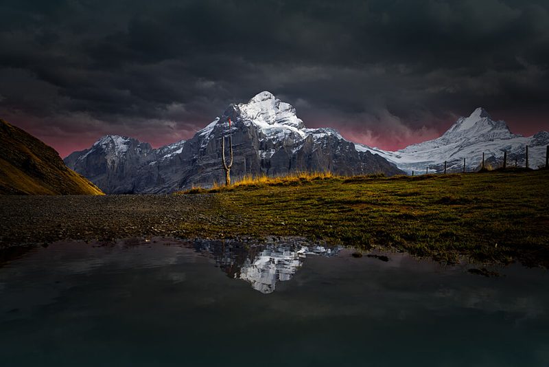 Majestic Mountain Reflection art print by Edcool for $57.95 CAD