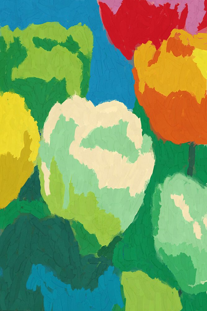 Tulip Impression art print by Treechild for $57.95 CAD