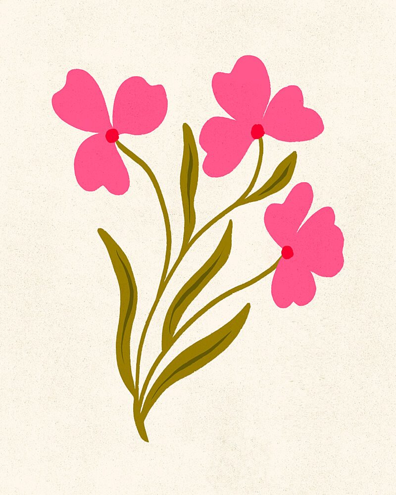 Sweet Pink Blooms art print by Angela Minca for $57.95 CAD