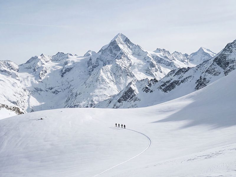 Winter Mountain Trek art print by Andreas Magnusson for $57.95 CAD