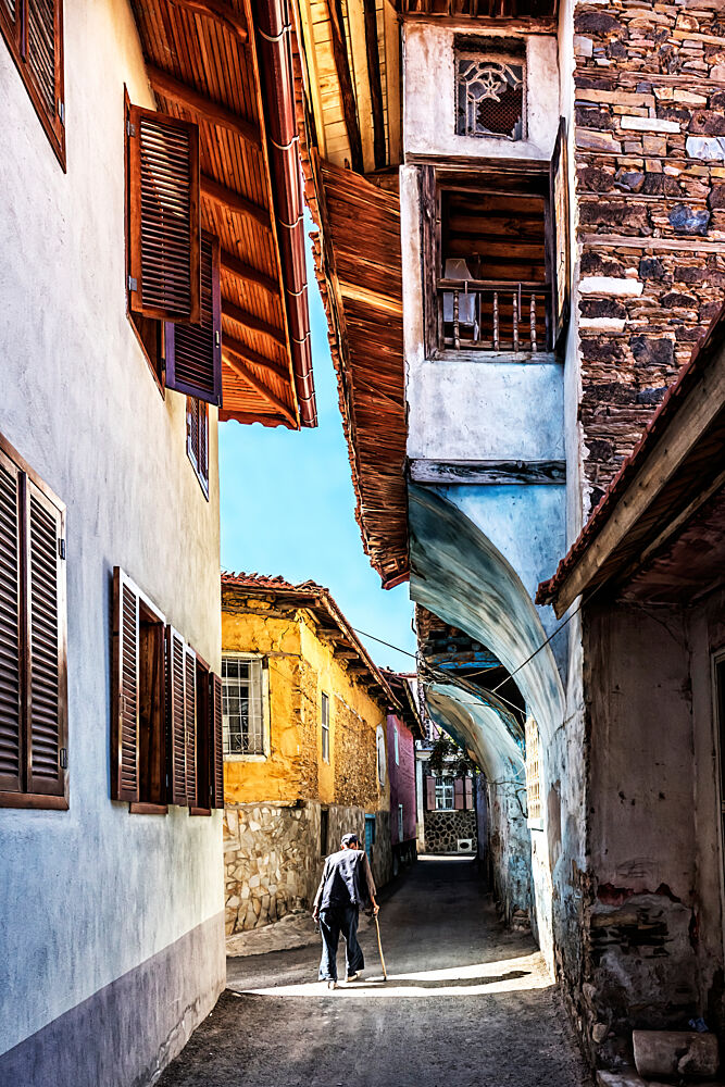 Sunlit Village Alley art print by Zafer Cankiri for $57.95 CAD