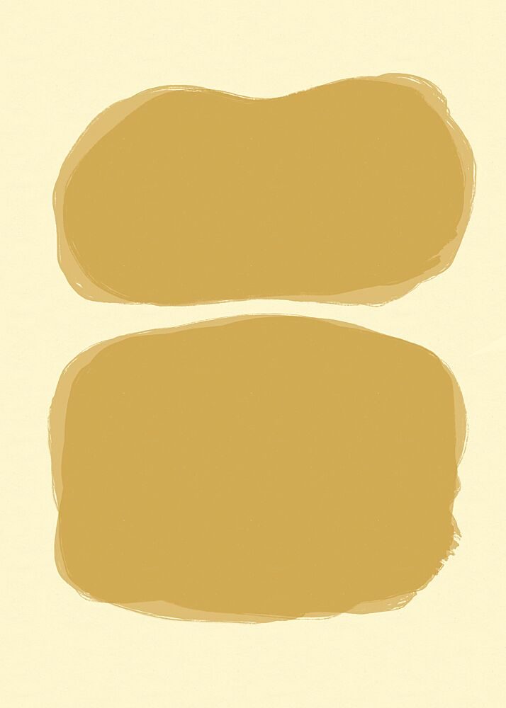 Organic Gold Shapes art print by Sharyn Bursic for $57.95 CAD