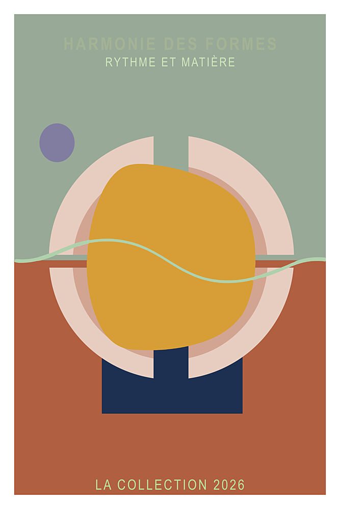 Modern Abstract Harmony art print by Cartissi for $57.95 CAD