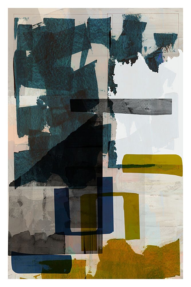 Abstract Color Blocks art print by Cartissi for $57.95 CAD