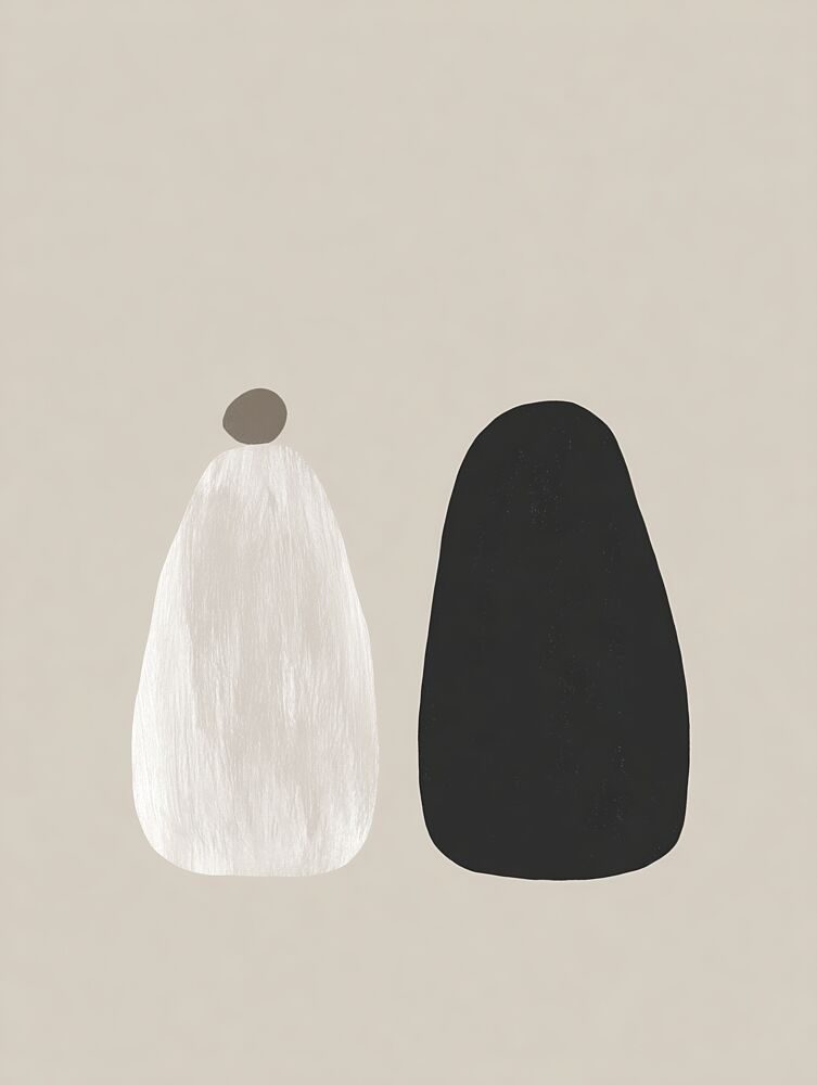Quiet Modern Shapes art print by Imaginative for $57.95 CAD