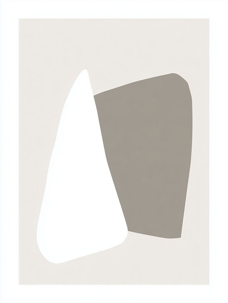 Neutral Abstract Composition art print by Imaginative for $57.95 CAD