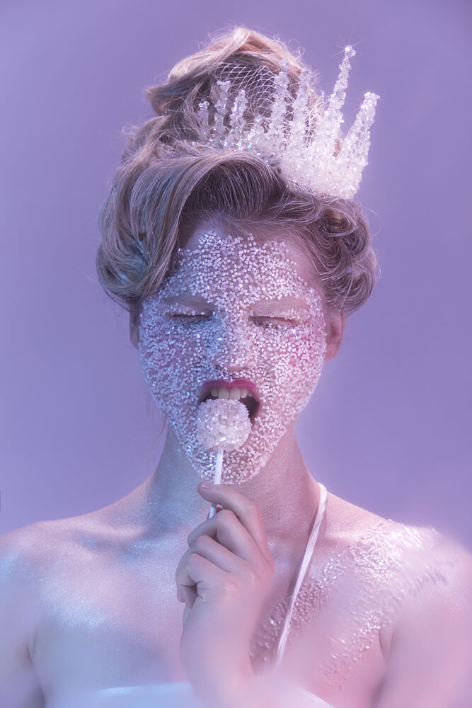 Dreamy Glitter Queen art print by Tatya Lushchyk for $57.95 CAD
