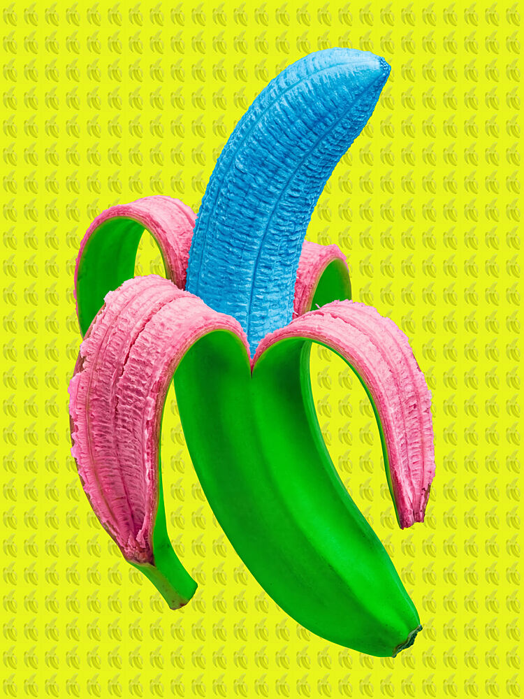 Blue Banana Pink Peel art print by Andreas Magnusson for $57.95 CAD