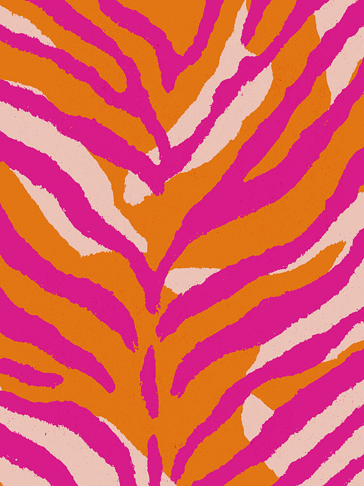 Pink Tiger art print by Treechild for $57.95 CAD