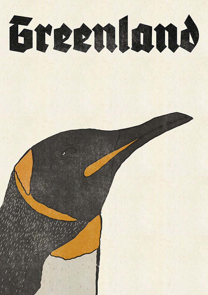 Greenland King Penguin art print by Nicholas for $57.95 CAD