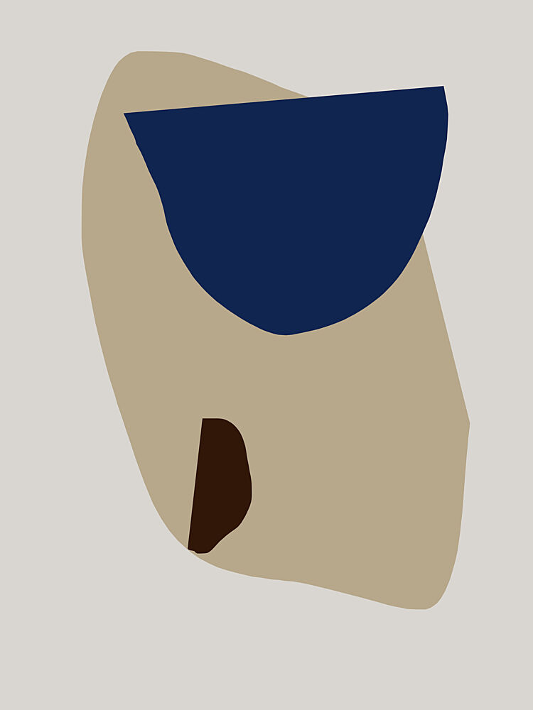 Modern Abstract Shapes art print by Juliana Sampaio Silva for $57.95 CAD